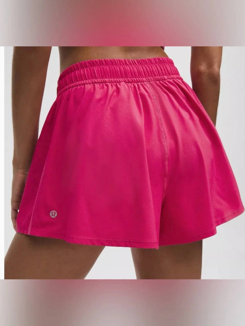 lululemon athletica Pace Crush High Rise Short 2.5” Bright Pink
